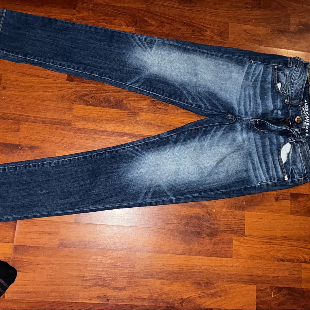 American Eagle Outfitters Dark Blue Skinny Jeans
